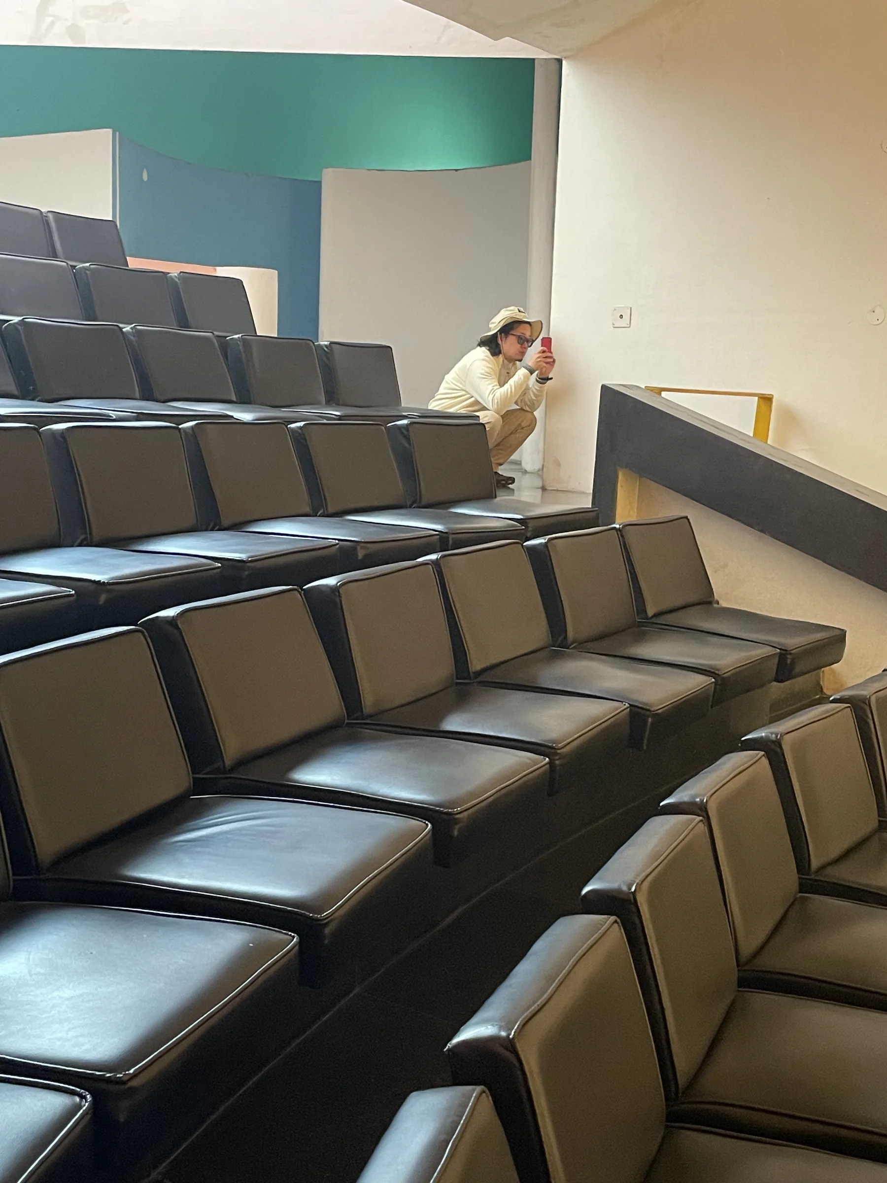 Gandhi Bhawan lotus lecture hall Pierre Jeanneret Chandigarh