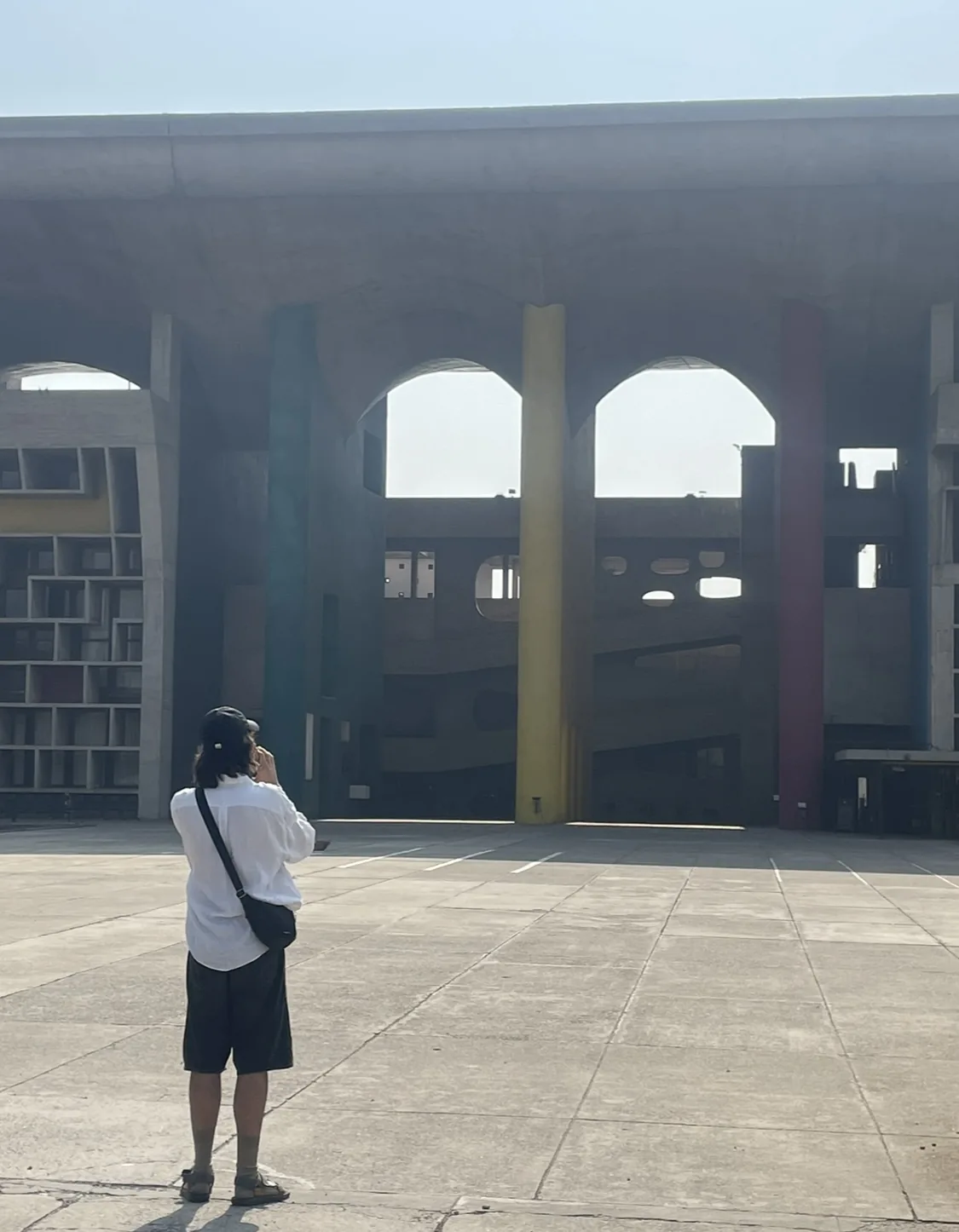 Palace of Justice High Court Le Corbusier brutalist Chandigarh