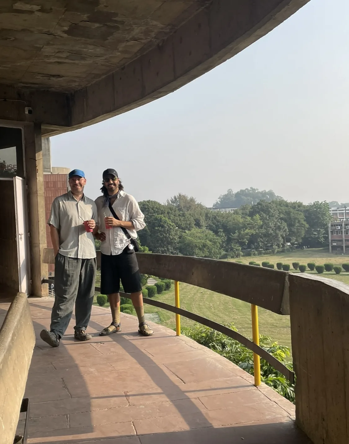 Student Centre Béton brut Panjab University Chandigarh
