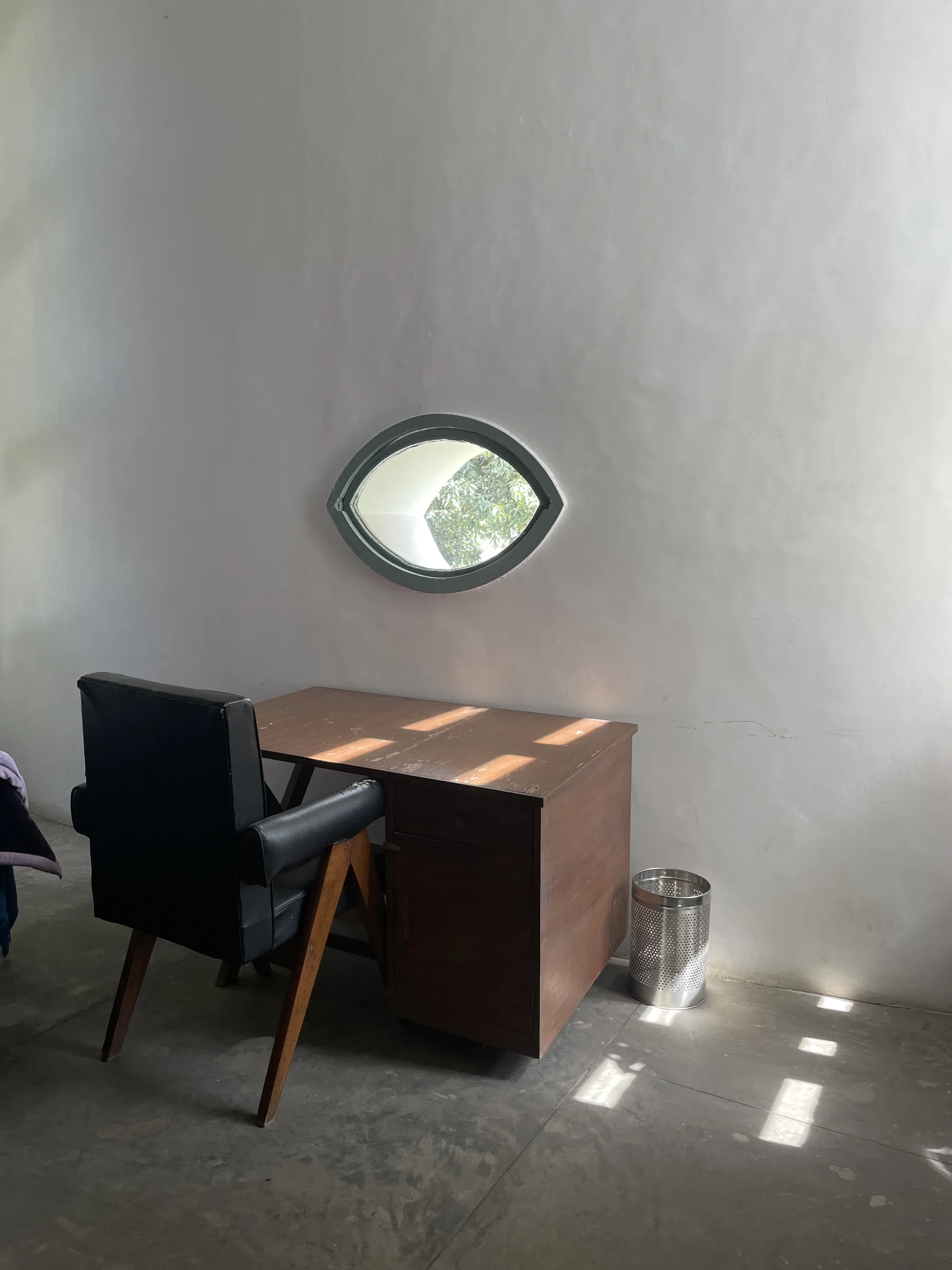 Maison Jeanneret first house Chandigarh Le Corbusier bedroom