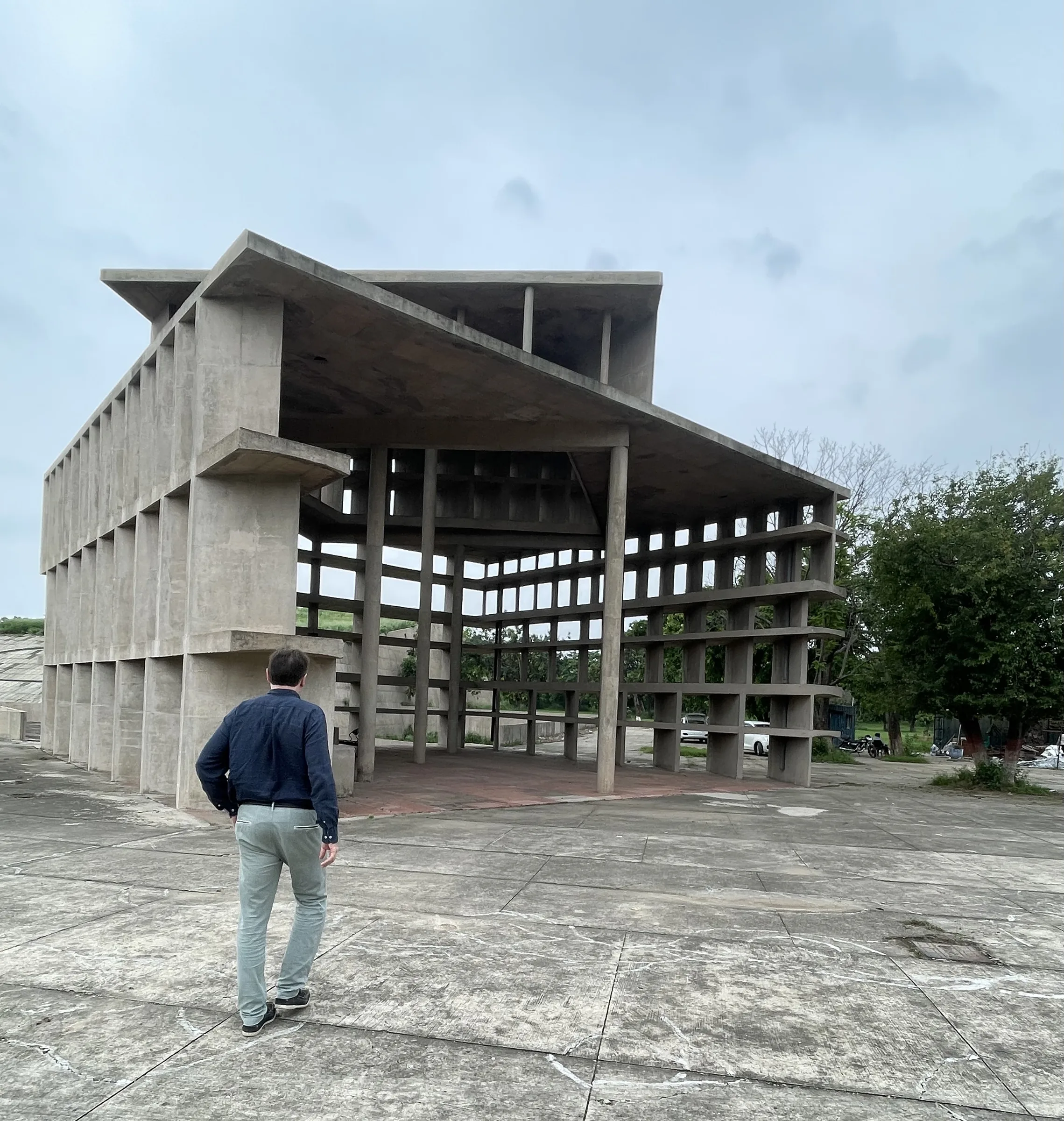Tower of Shadows Le Corbusier Capitol Complex Chandigarh