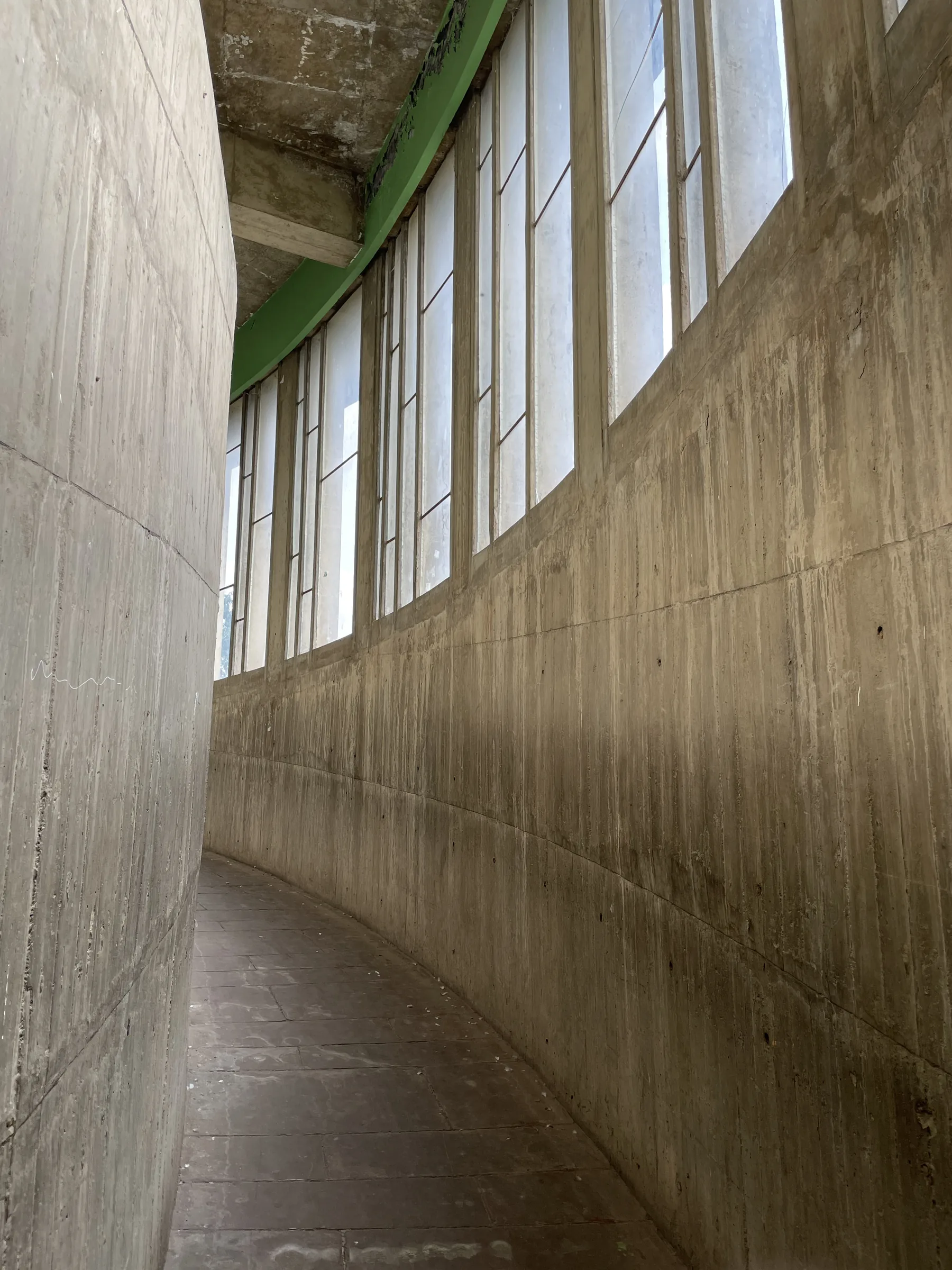 Student Centre Béton brut Panjab University Chandigarh