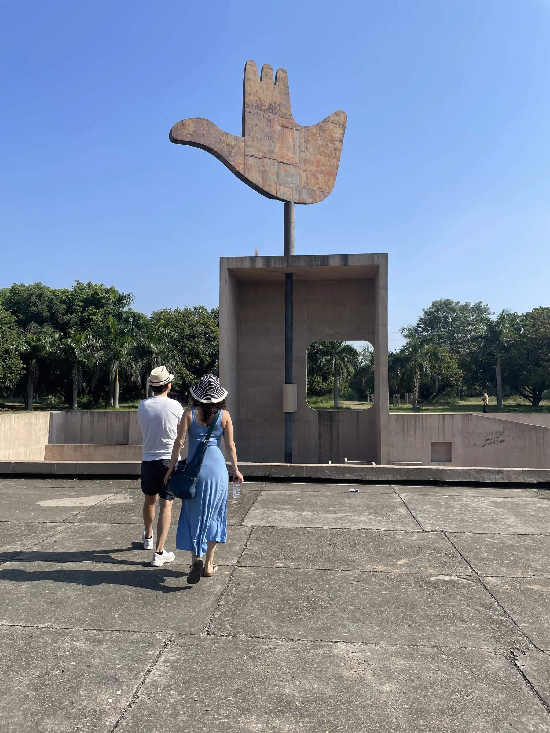 Open Hand Monument Le Corbusier Chandigarh