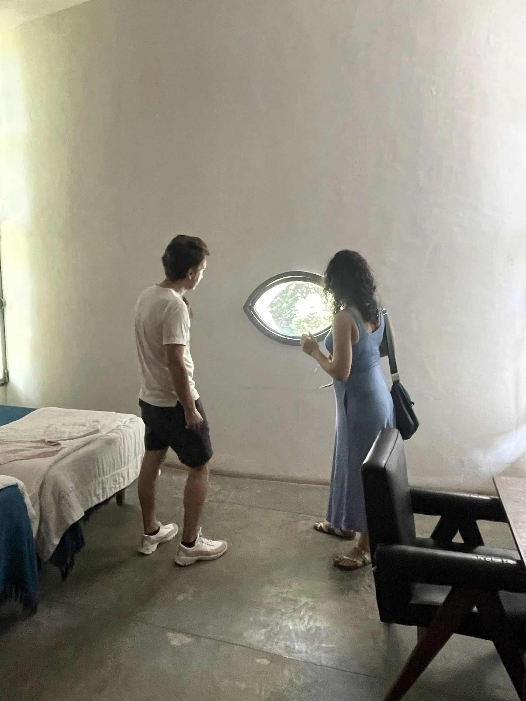 Maison Jeanneret first house Chandigarh Le Corbusier bedroom