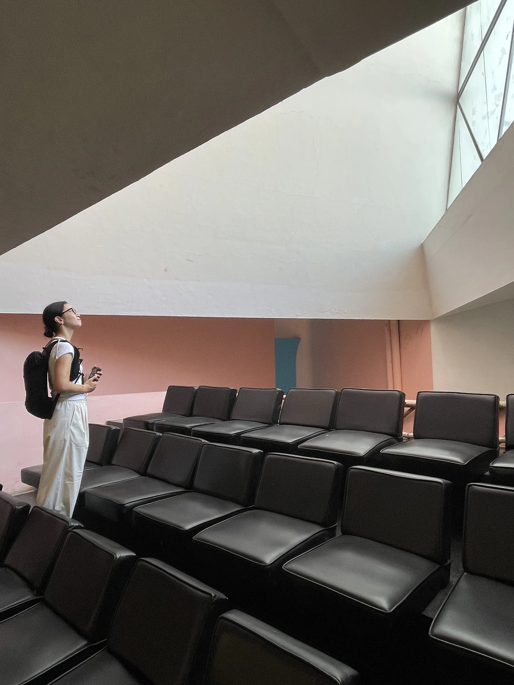 Gandhi Bhawan lotus lecture hall Pierre Jeanneret Chandigarh