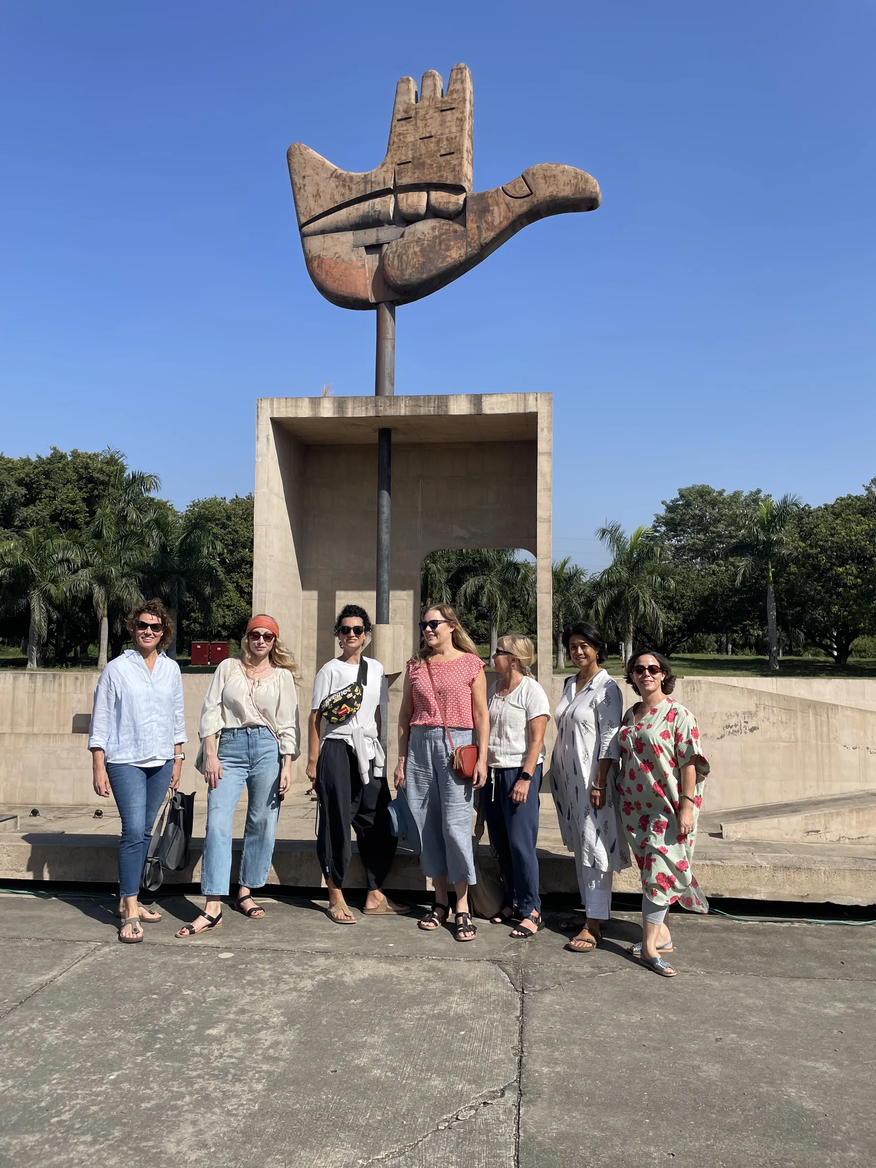Open Hand Monument Le Corbusier Chandigarh