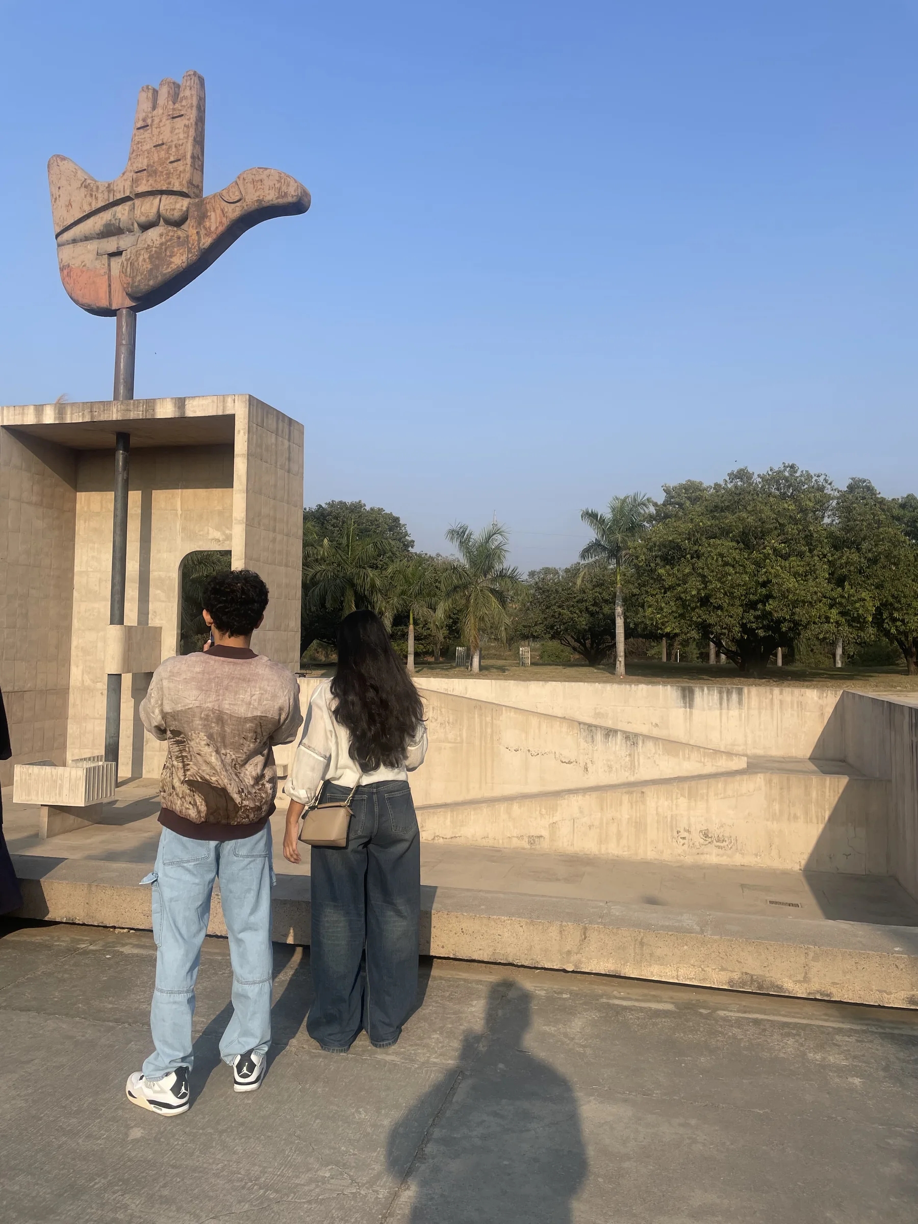 Open Hand Monument Le Corbusier Chandigarh