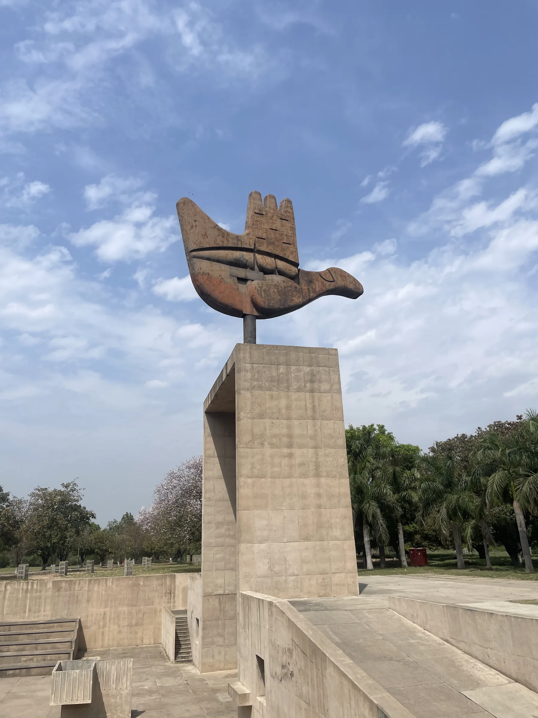 Open Hand Monument Le Corbusier Chandigarh