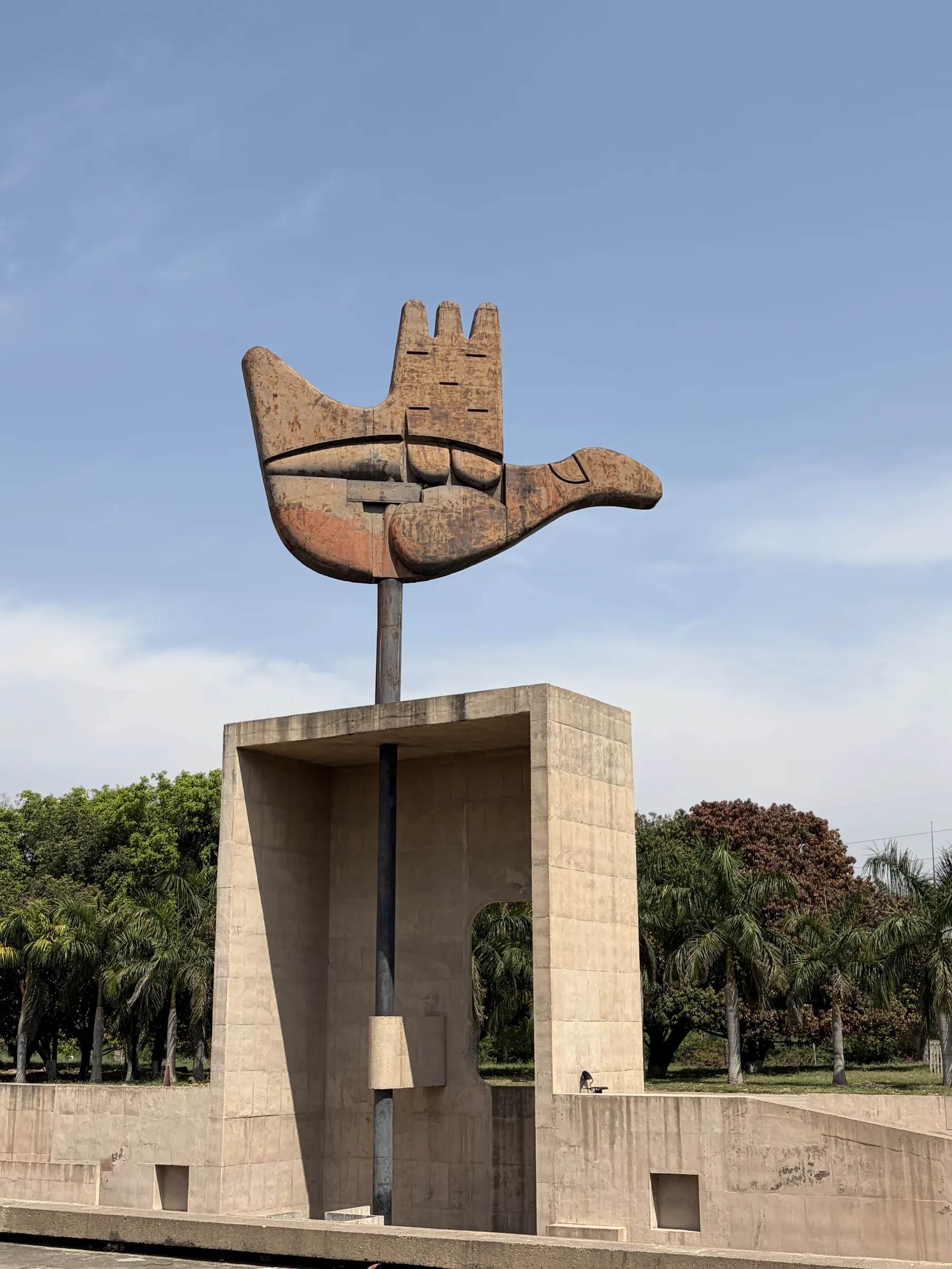 Open Hand Monument Le Corbusier Chandigarh