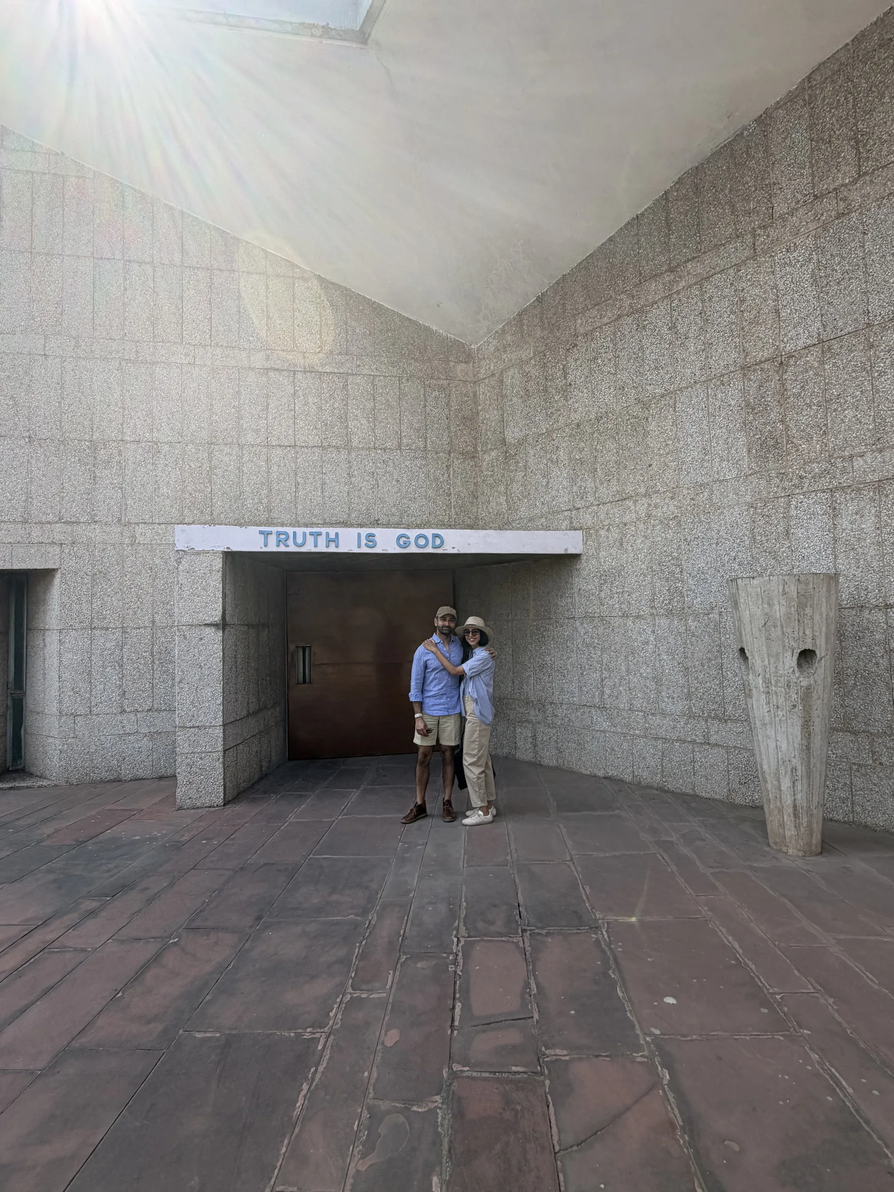 Gandhi Bhawan lotus lecture hall Pierre Jeanneret Chandigarh