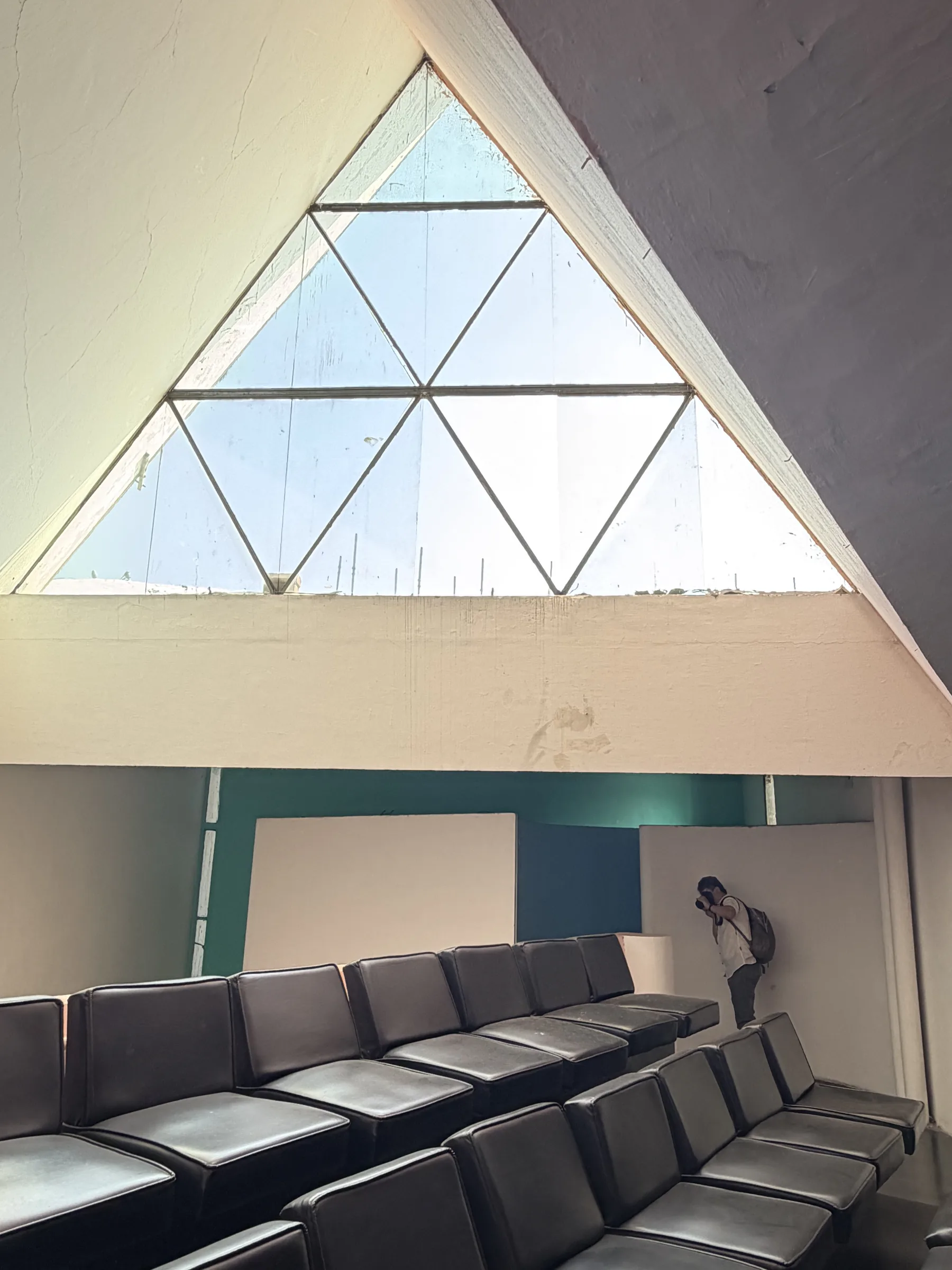 Gandhi Bhawan lotus lecture hall Pierre Jeanneret Chandigarh