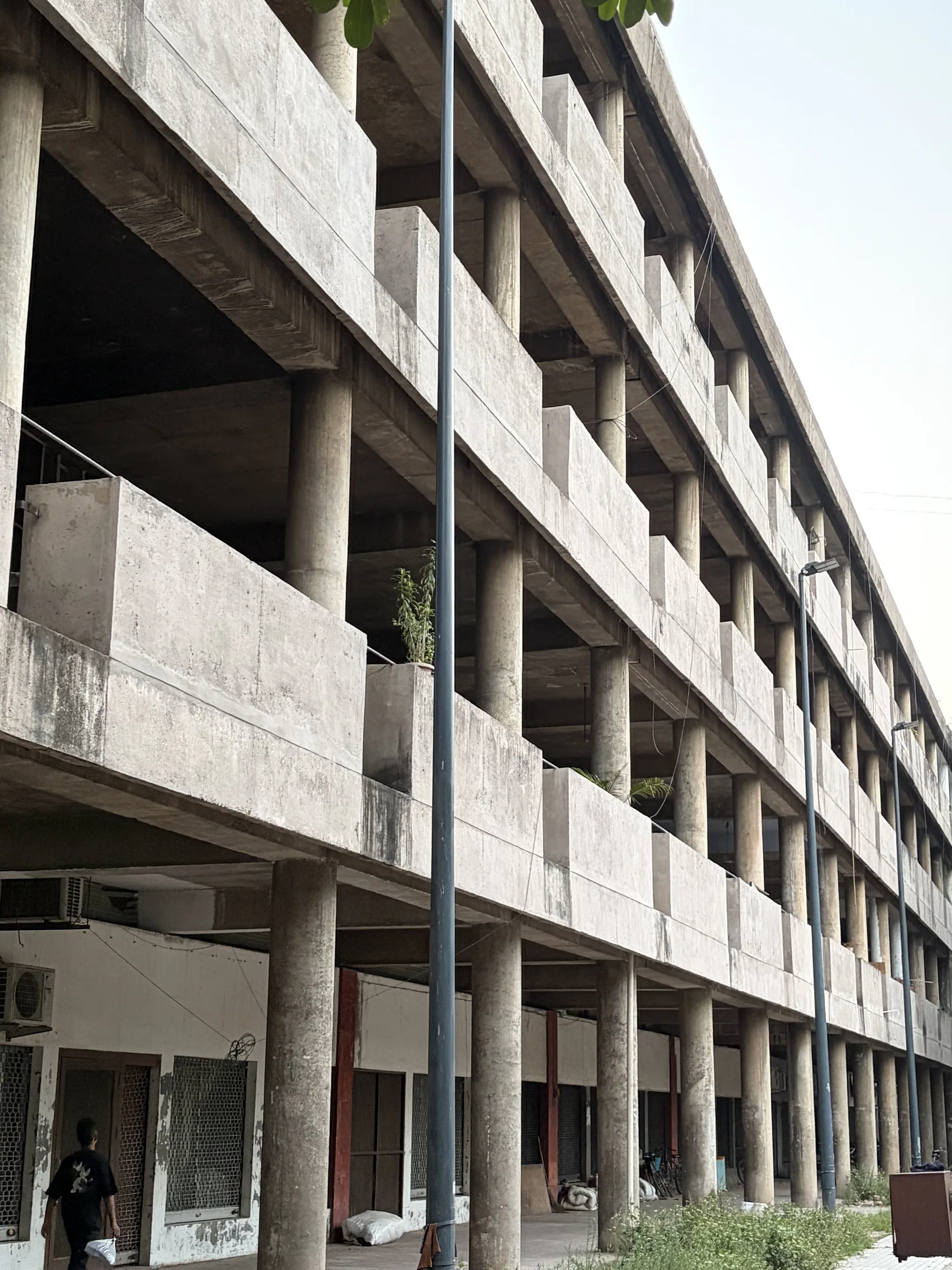 Sector 17 Commercial Plaza Le Corbusier Chandigarh