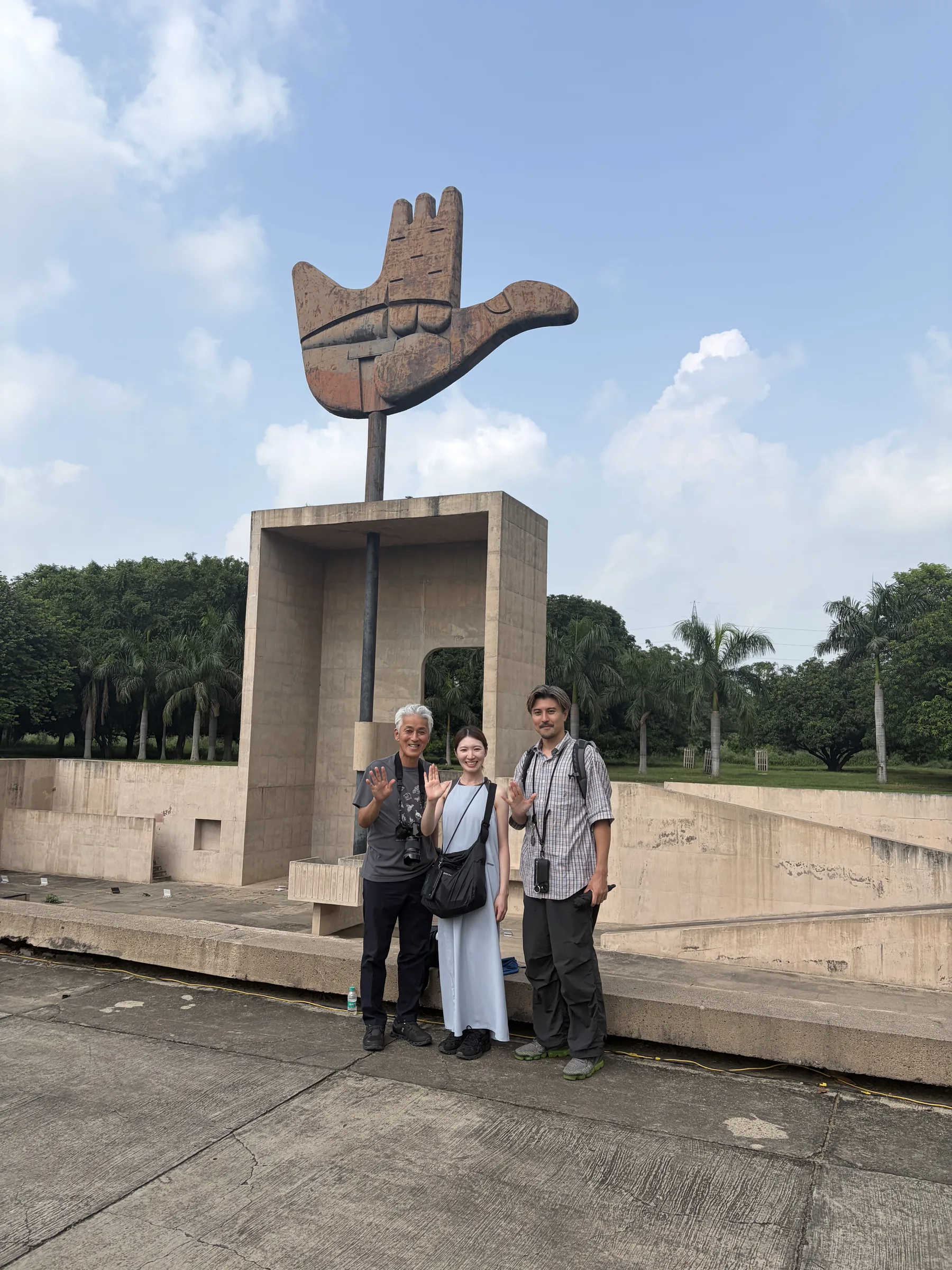 Open Hand Monument Le Corbusier Chandigarh