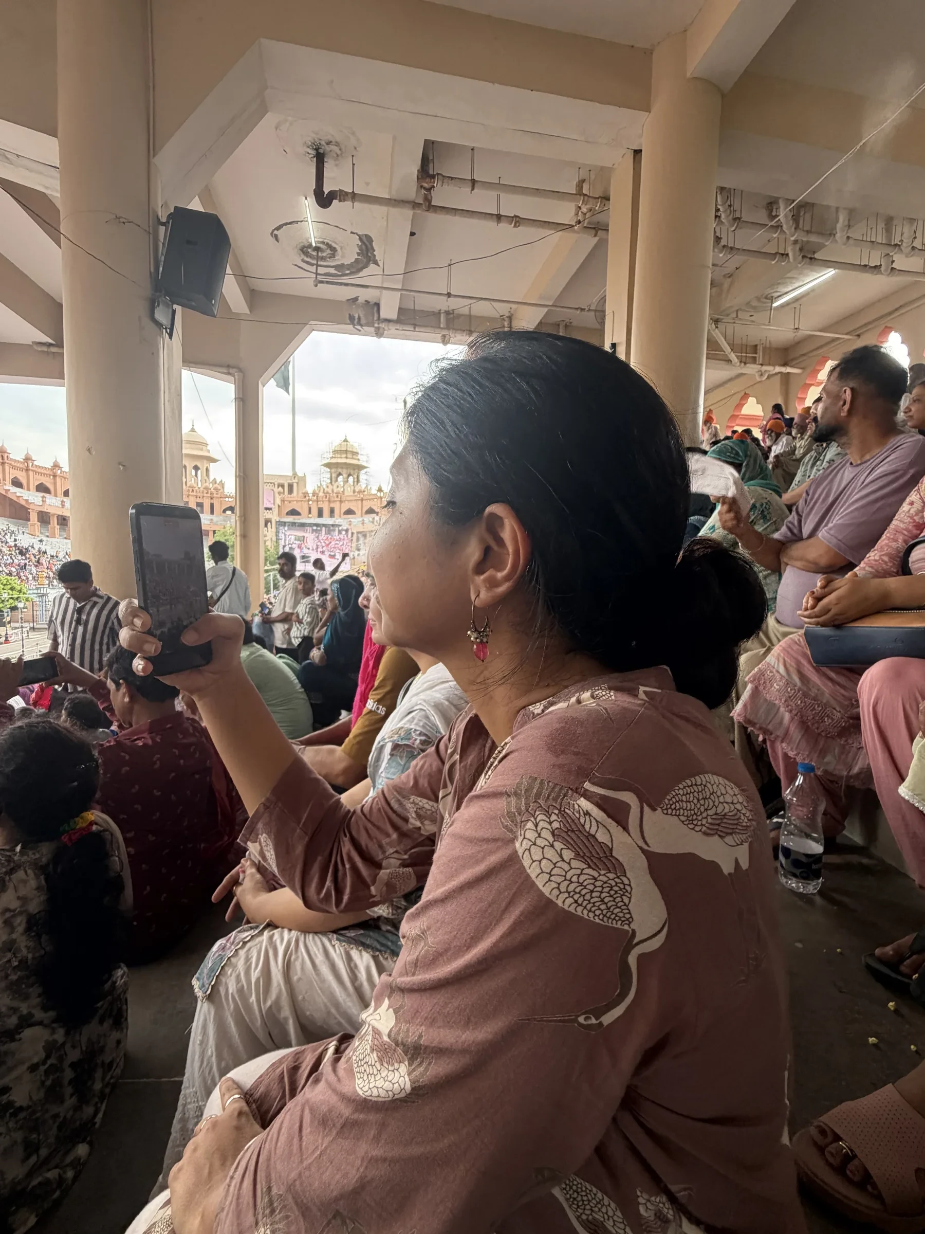 Wagah border ceremony Amritsar India Pakistan