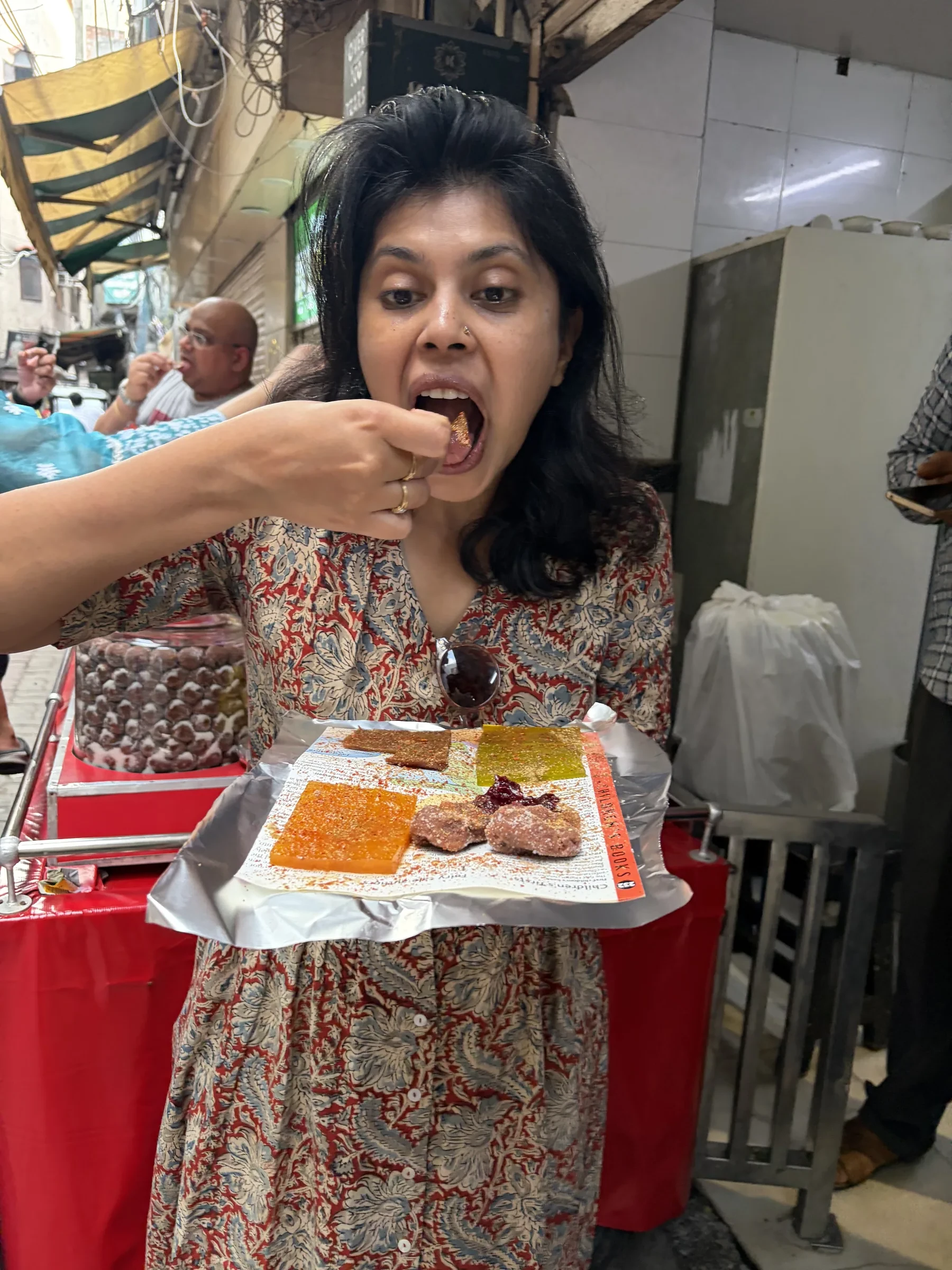 Punjabi tandoori flatbread lunch Amritsar