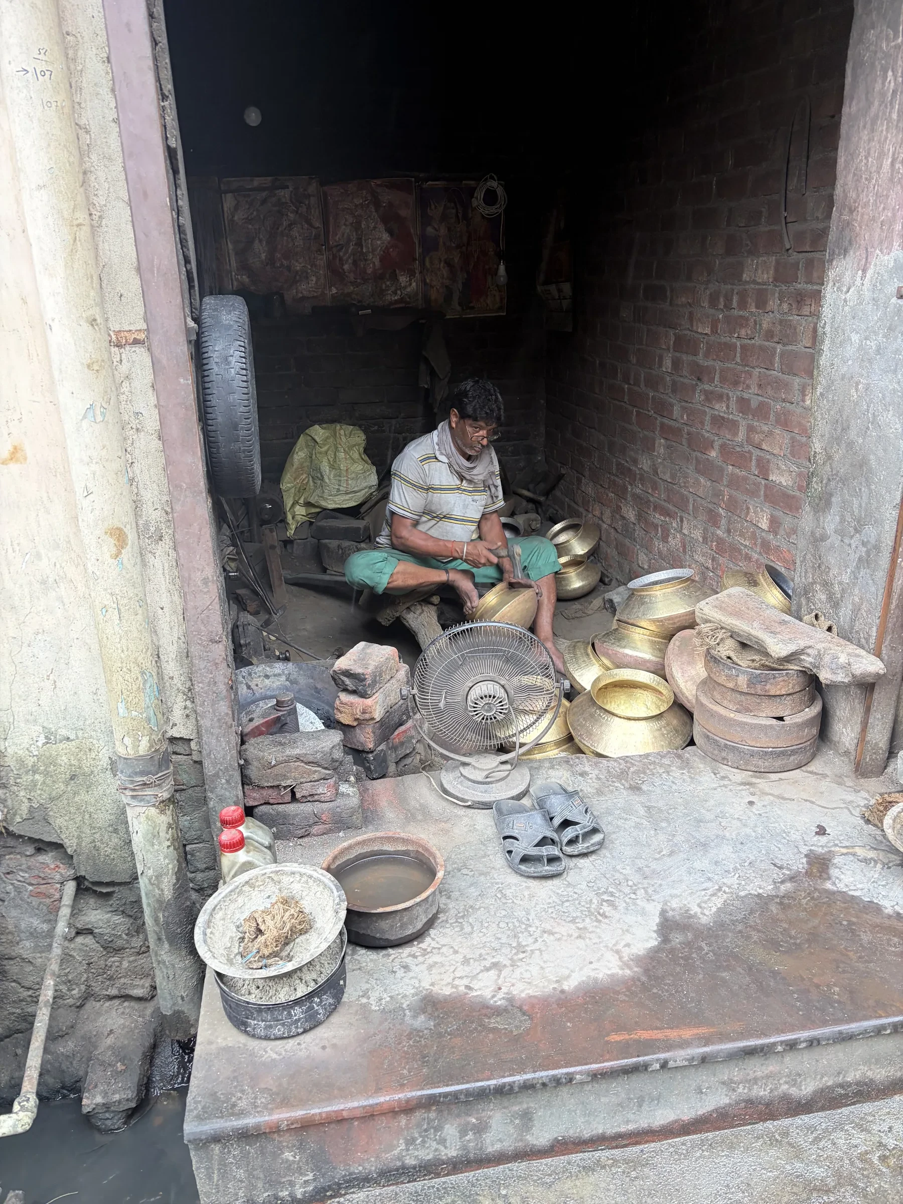 Brass and copper artisans heritage village Amritsar